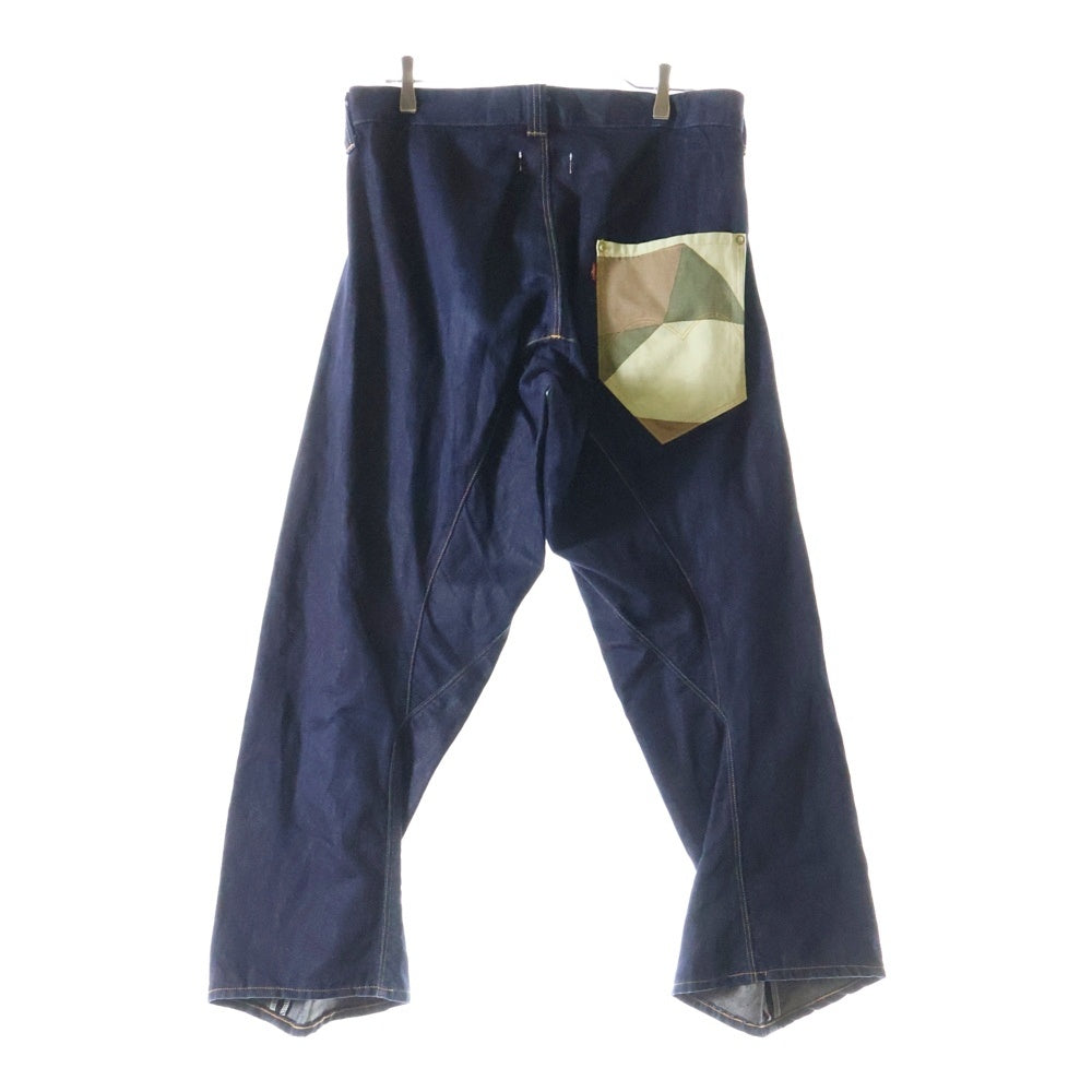 JUNYA WATANABE COMME des GARCONS(ジュンヤワタナベ コムデギャルソン) 19SS ×Levis Engineered Camo Pocket Jean リーバイス カモ 立体裁断 デニムパンツ インディゴ/カモ WC-P923