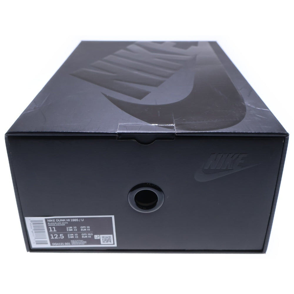 NIKE(ナイキ) ×UNDERCOVER DUNK HIGH 1985 CHAOS BLACK アンダーカバー ダンク カオスブラック ハイカットスニーカー ブラック US11/29.0cm DQ4121-001