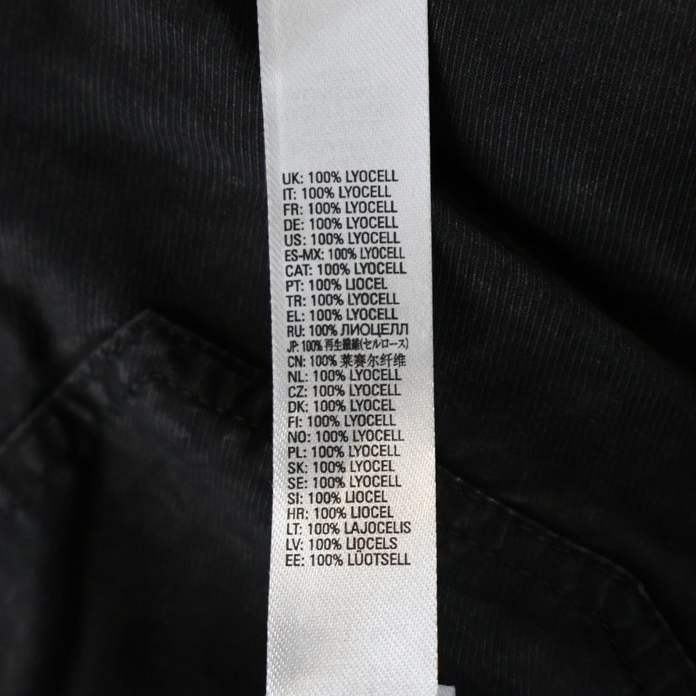 DIESEL(ディーゼル) Long Set Pajama ロゴ刺繍 ラウンジウェア パジャマ セットアップ ブラック A03900