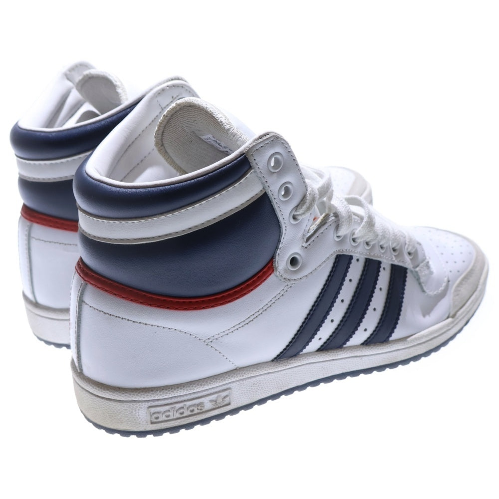 adidas Originals(アディダスオリジナルス) top ten hi トップテン ハイカットスニーカー US8.5/26.5cm ホワイト/ネイビー d65161