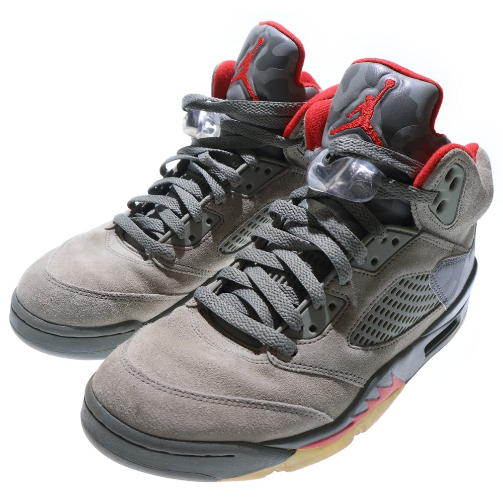 NIKE(ナイキ) NIKE AIR JORDAN 5 RETRO/エアジョーダンレトロ ハイカットスニーカー US8/26cm グレー 136027-051