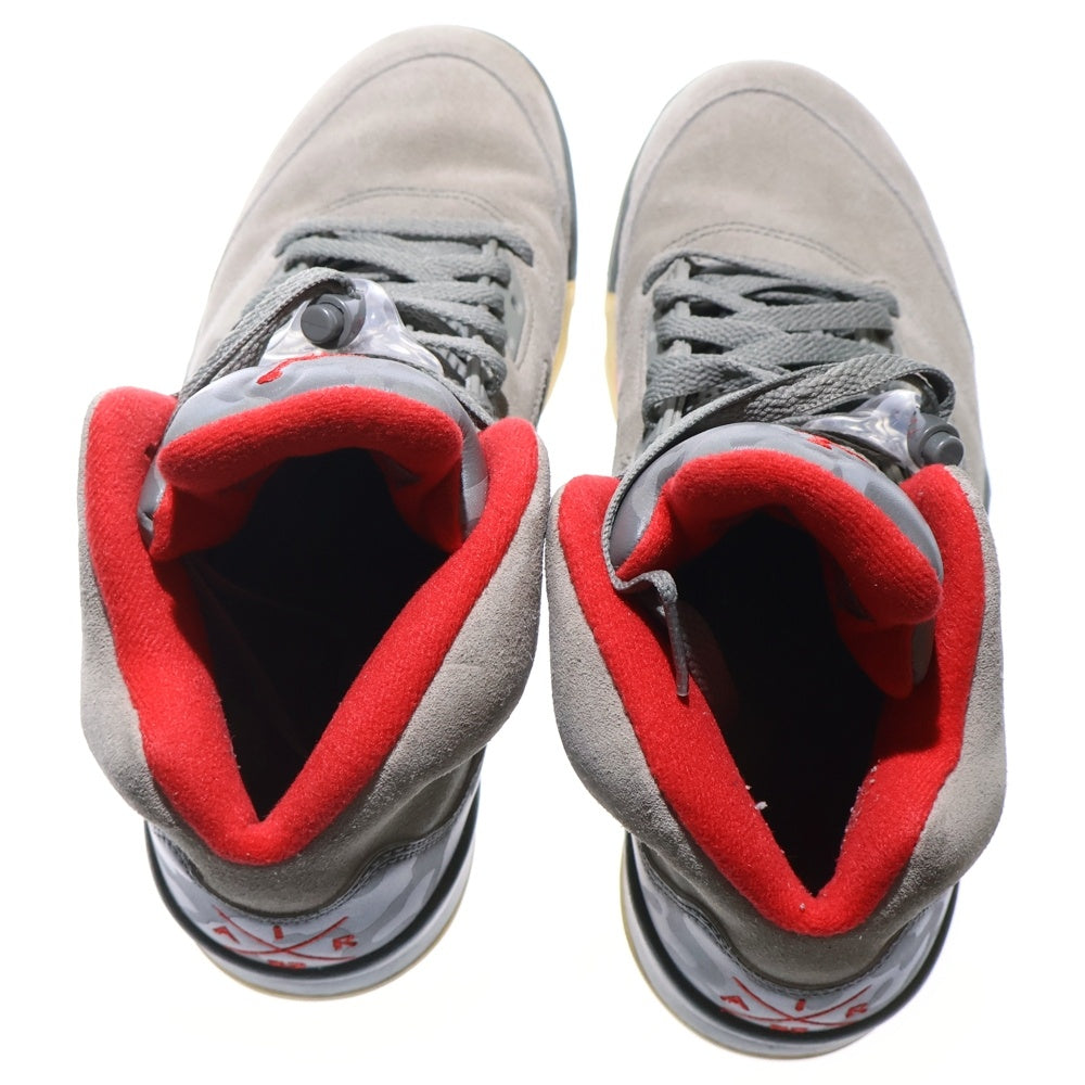 NIKE(ナイキ) NIKE AIR JORDAN 5 RETRO/エアジョーダンレトロ ハイカットスニーカー US8/26cm グレー 136027-051