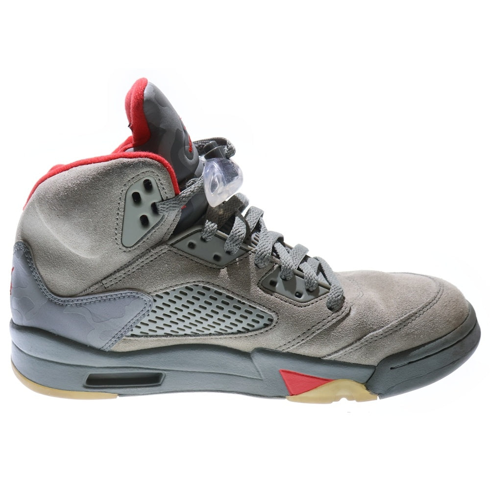 NIKE(ナイキ) NIKE AIR JORDAN 5 RETRO/エアジョーダンレトロ ハイカットスニーカー US8/26cm グレー 136027-051
