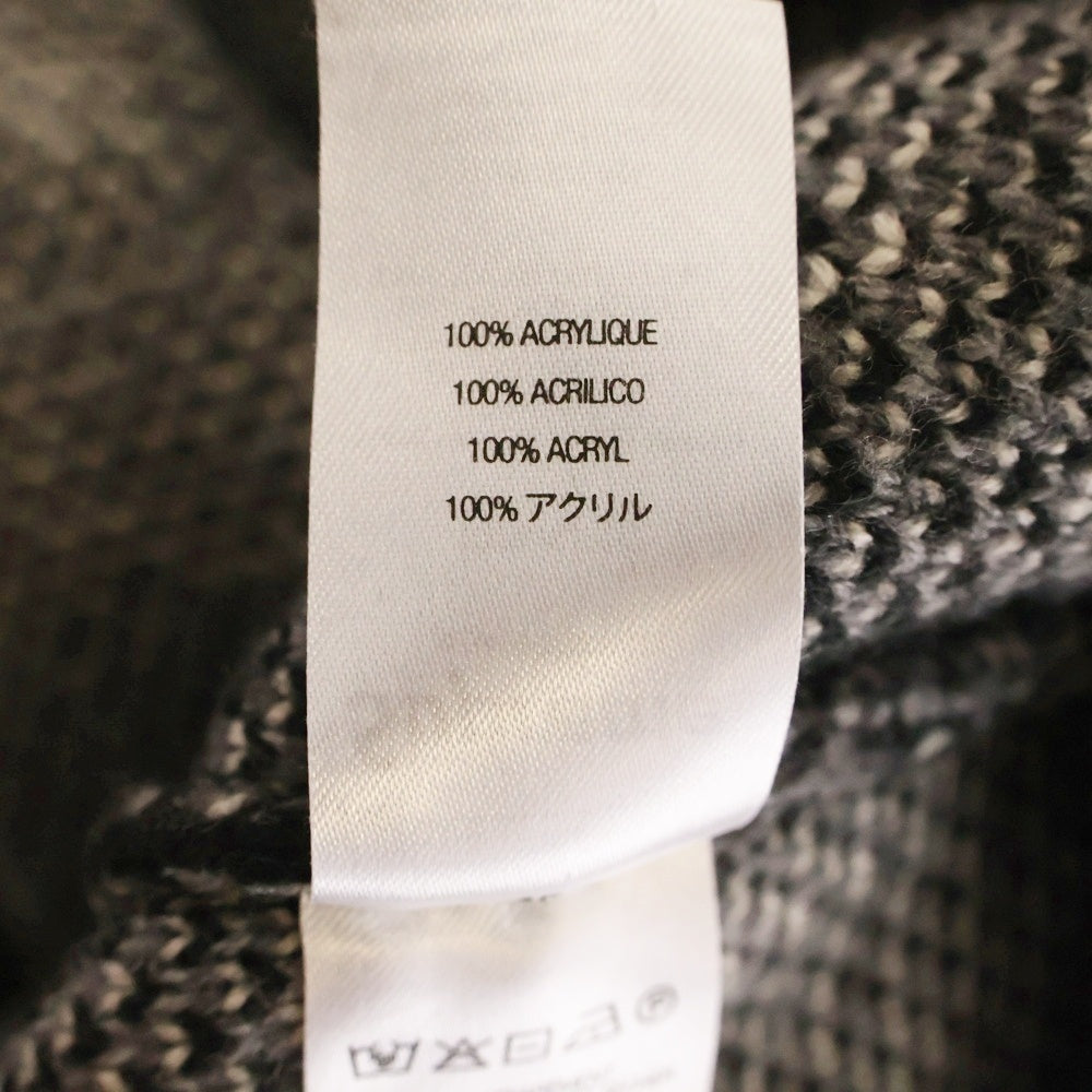SUPREME(シュプリーム) 22AW Dice Sweater ダイス柄 クルーネック 長袖ニット セーター ブラック