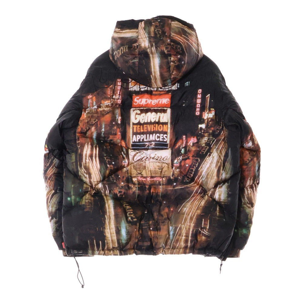 SUPREME(シュプリーム) 22AW ×THE NORTH FACE 800-Fill Half Zip Hooded Pullover タイムズスクエア ハーフジップ フーデッド プルオーバー ダウンジャケット マルチ ND52205I