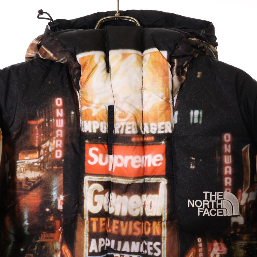 SUPREME(シュプリーム) 22AW ×THE NORTH FACE 800-Fill Half Zip Hooded Pullover タイムズスクエア ハーフジップ フーデッド プルオーバー ダウンジャケット マルチ ND52205I