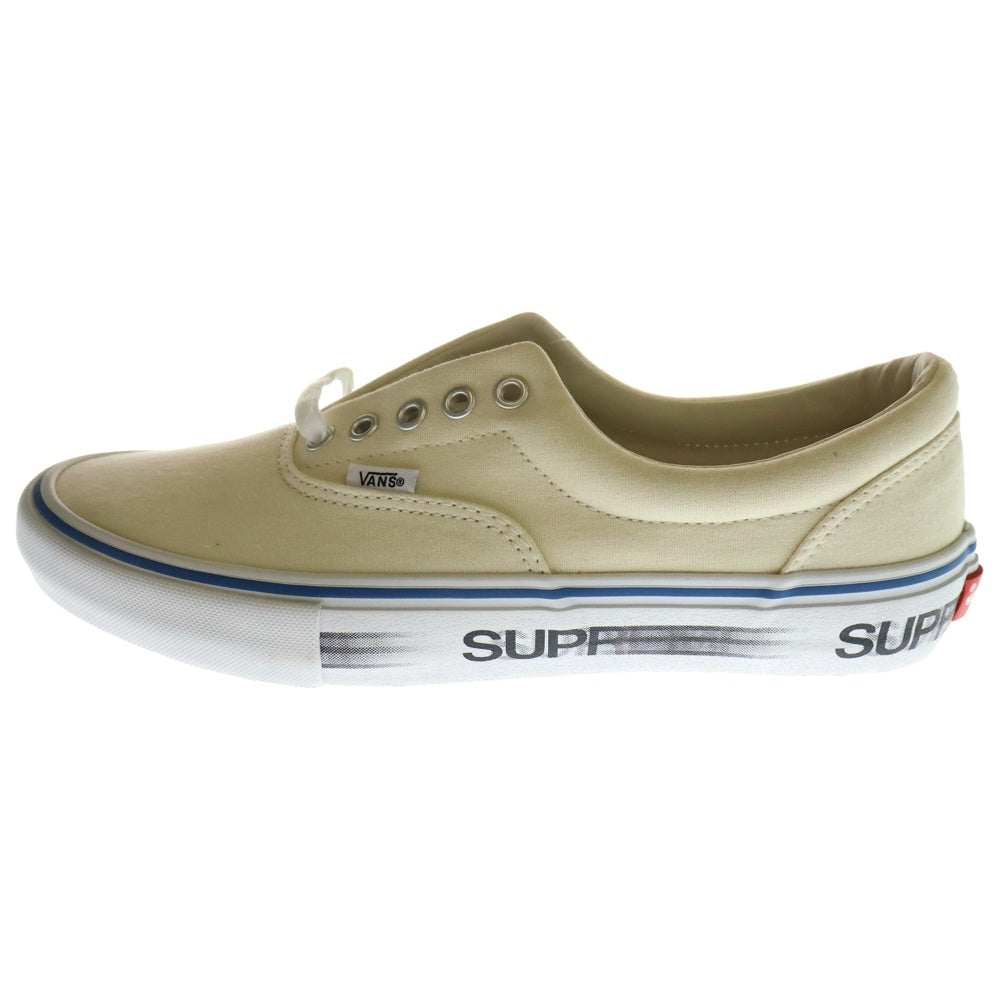 SUPREME(シュプリーム) 16SS ×VANS Motion Logo Era Pro バンズ モーションロゴ エラ プロ ローカットスニーカー US10/28cm ホワイト VN000VFBJ65