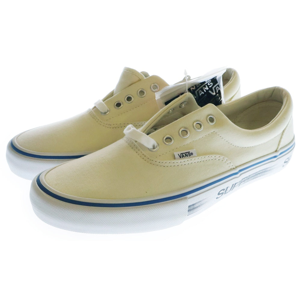 SUPREME(シュプリーム) 16SS ×VANS Motion Logo Era Pro バンズ モーションロゴ エラ プロ ローカットスニーカー US10/28cm ホワイト VN000VFBJ65
