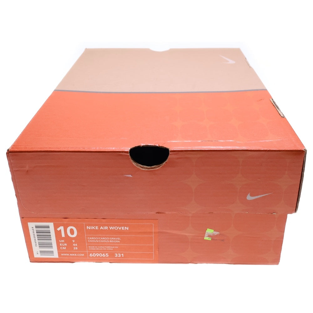 NIKE(ナイキ) 【観賞用2001年製】AIR WOVEN CARGO エア ウーブン カーゴ ローカットスニーカー カーキ US10/28cm 609065-331