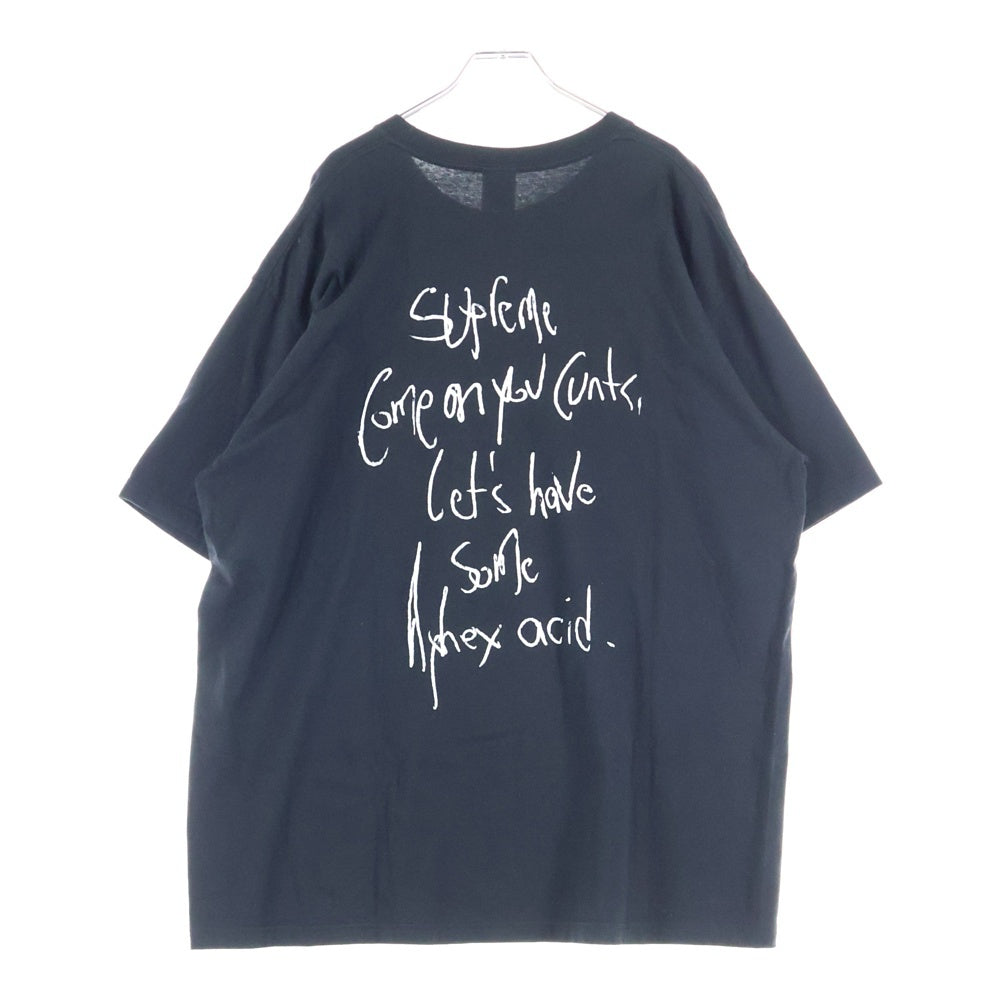 SUPREME(シュプリーム) 25SS Aphex Twin Windowlicker Tee エイフェックス ツイン ウィンドウリッカー フォトプリント クルーネック 半袖Tシャツ カットソー ブラック