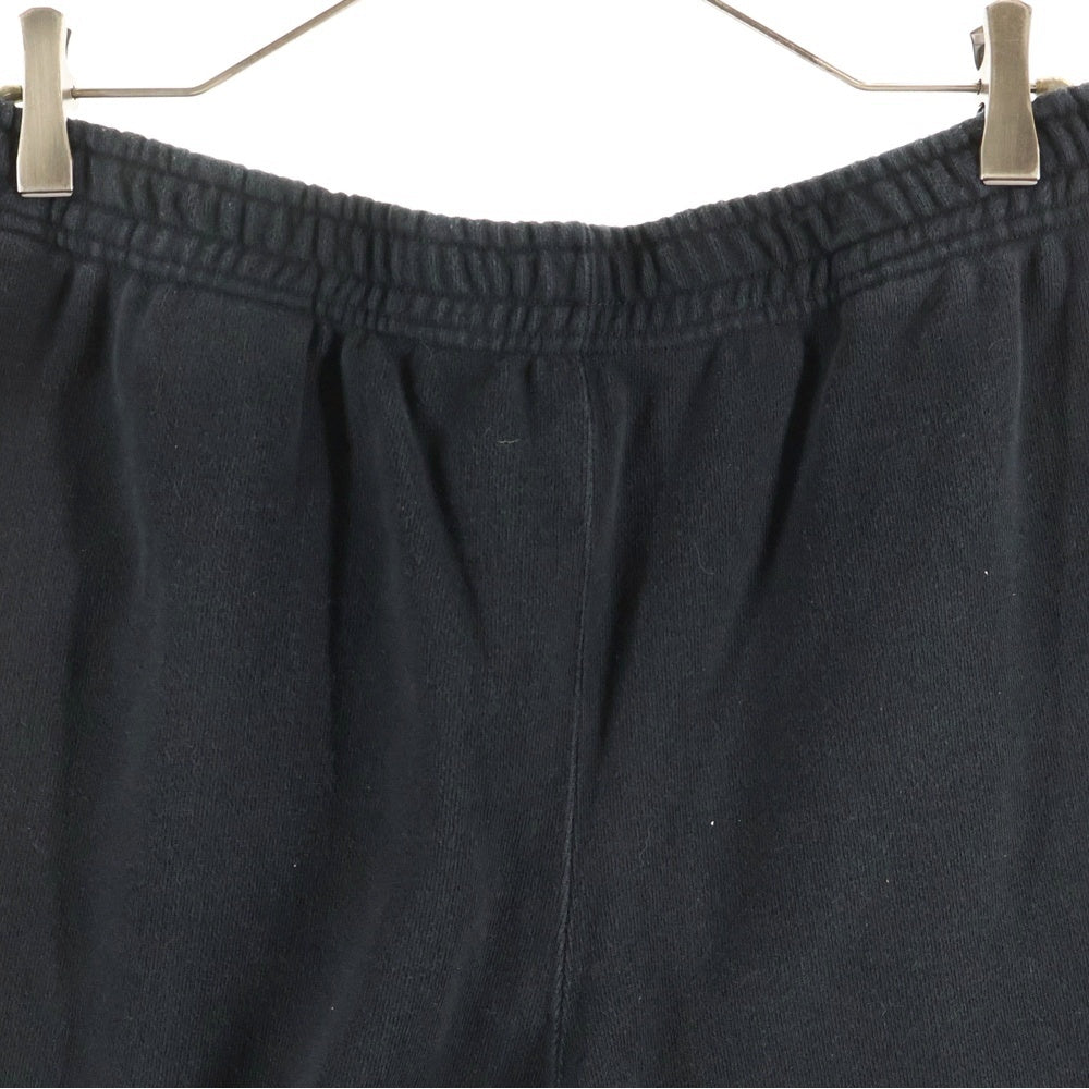 THE BLACK EYE PATCH(ブラックアイパッチ) SMALL HWC LABEL SWEAT SHORT 取扱注意 ロゴ刺繍 ショーツ ハーフパンツ ブラック