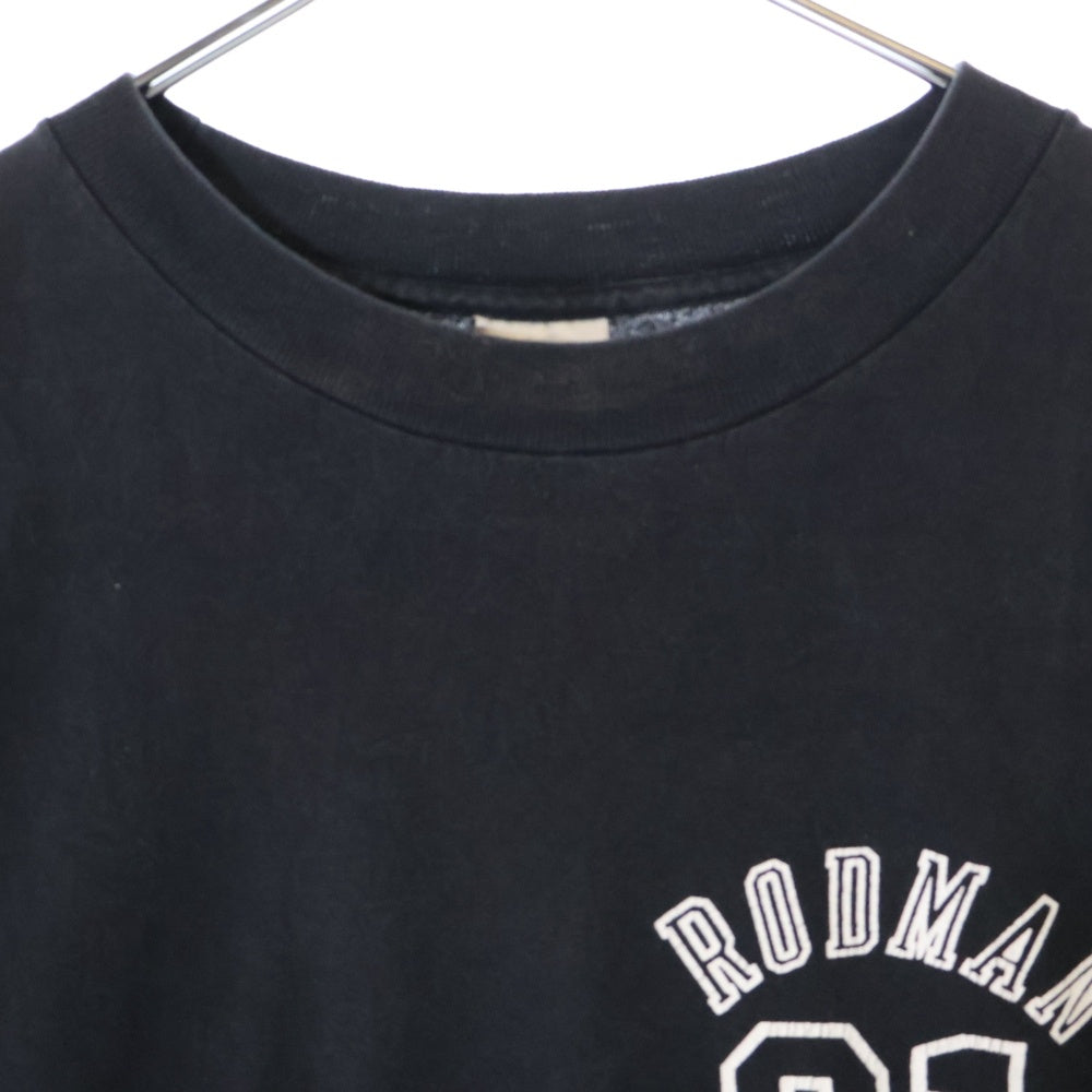 VINTAGE(ヴィンテージ) 90s 1997 RODMAN TEE Murina デニス・ロッドマン バックプリント クルーネック 半袖Tシャツ カットソー ブラック