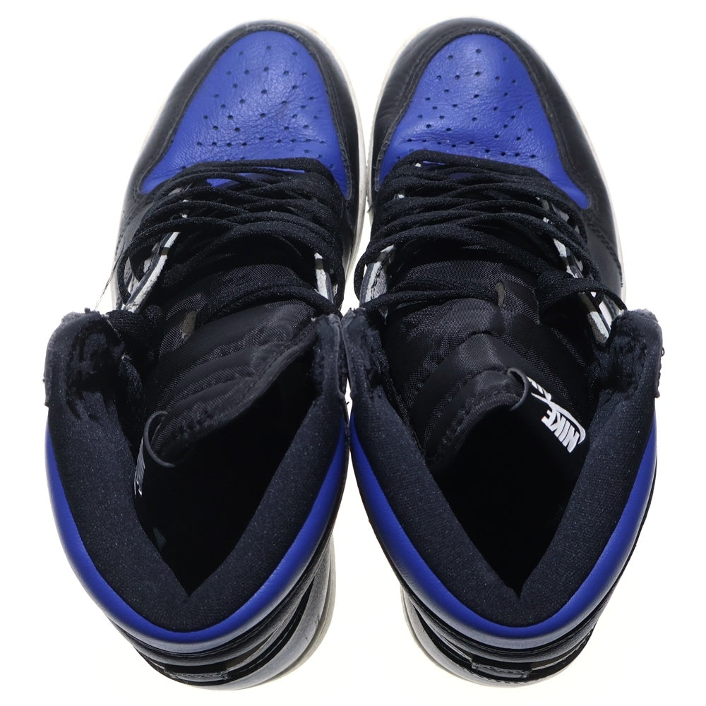 NIKE(ナイキ) AIR JORDAN1 RETRO HIGH OG ROYAL TOE エアジョーダン ロイヤルトゥ ハイカットスニーカー ブルー/ブラック/ホワイト US9/27cm 555088‐041