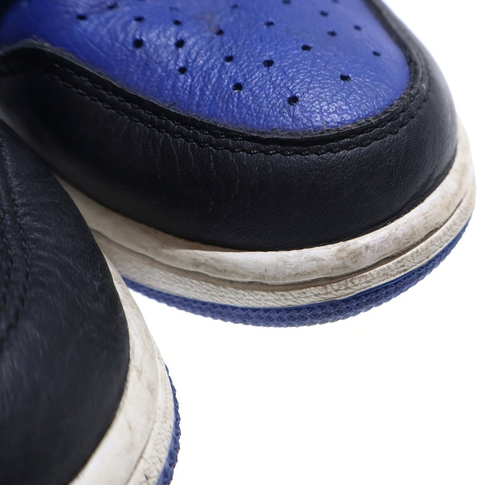 NIKE(ナイキ) AIR JORDAN1 RETRO HIGH OG ROYAL TOE エアジョーダン ロイヤルトゥ ハイカットスニーカー ブルー/ブラック/ホワイト US9/27cm 555088‐041