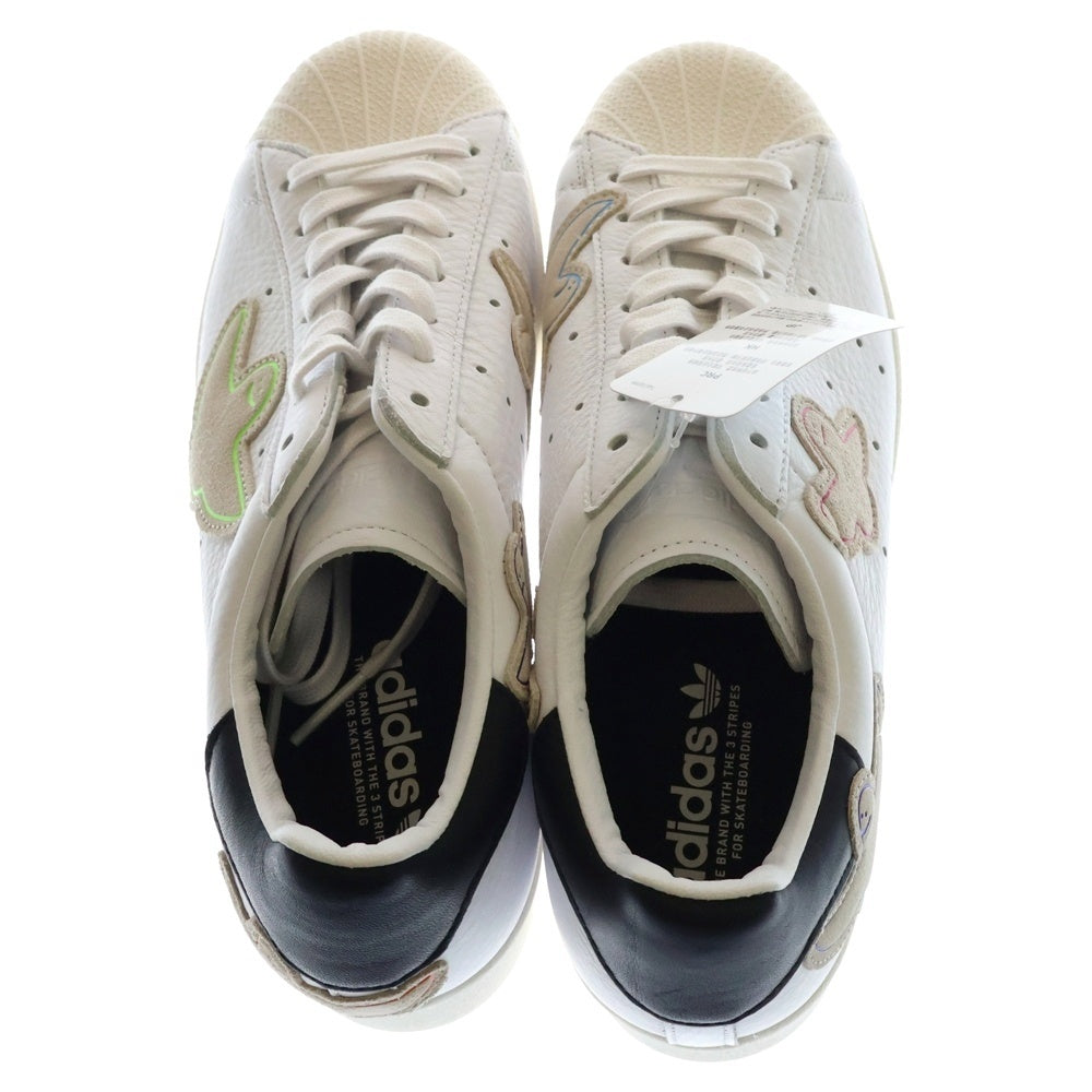 adidas(アディダス) ×MARK GONZALES GONZ Superstar ADV Shmoo マーク・ゴンザレス ゴンズ スーパースター シュムー ローカットスニーカー ホワイト US10/28cm FW8029
