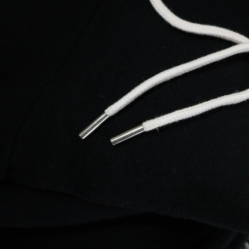 SYU.HOMME/FEMM(シュウ オム フェム) サイドレース コットン スウェット パンツ ブラック