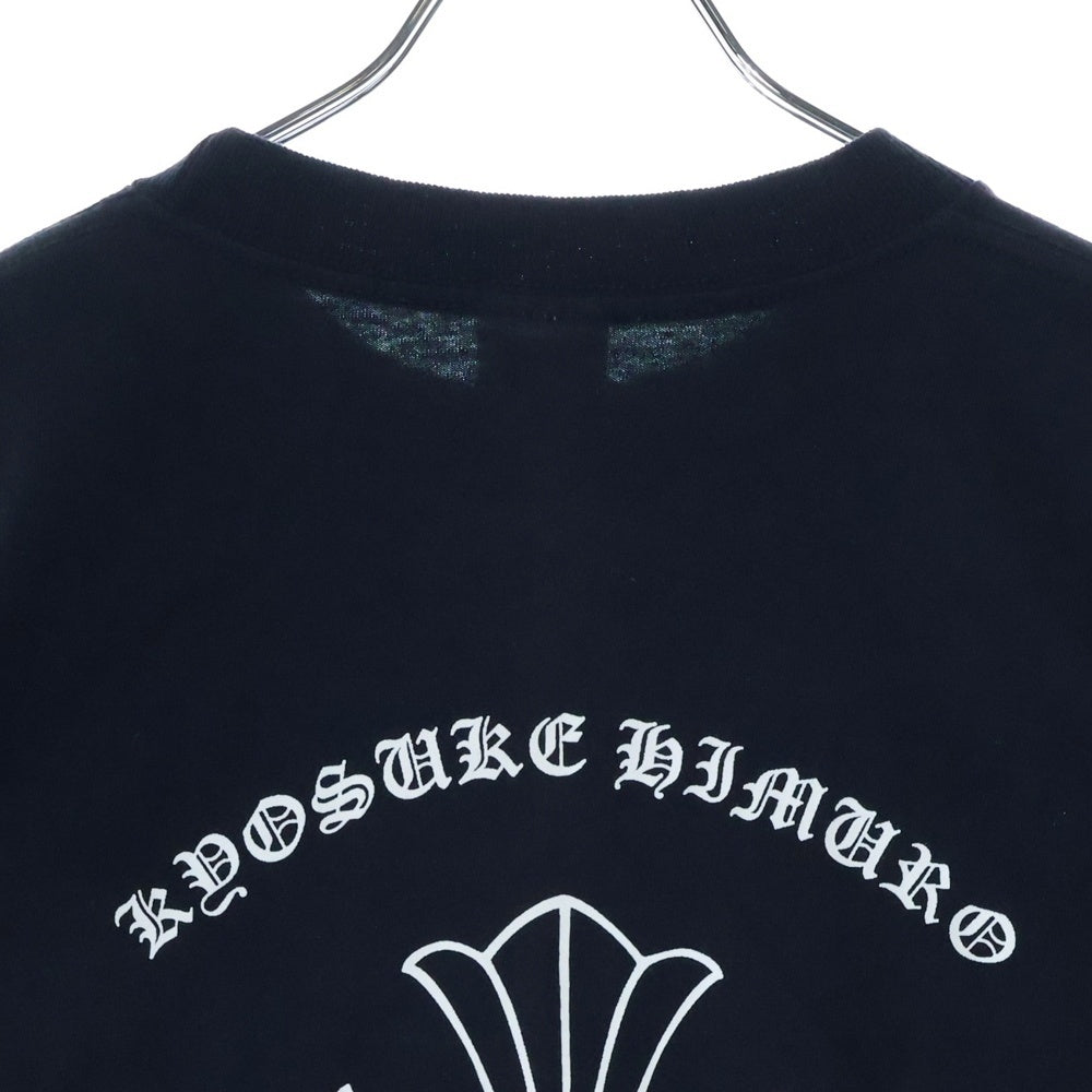 CHROME HEARTS(クロムハーツ) OLD ×KYOSUKE HIMURO 21st CENTURY BOOWYS VS HIMURO S/S TEE 氷室京介 ボウイVSヒムロ プリント 半袖Tシャツ カットソー ブラック