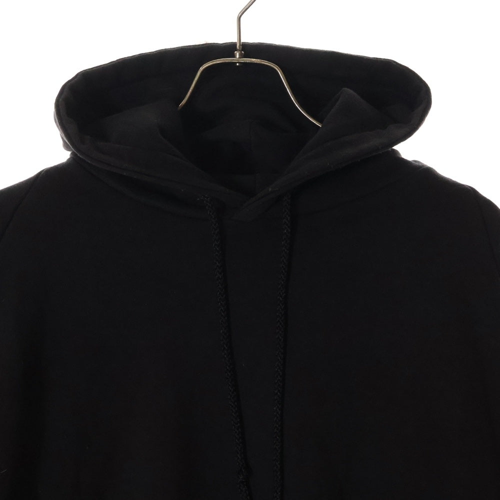 CHROME HEARTS(クロムハーツ) OLD Horseshoe Hoodie オールドモデル 裏地サーマル バックホースシュー プリント プルオーバーパーカー フーディ ブラック