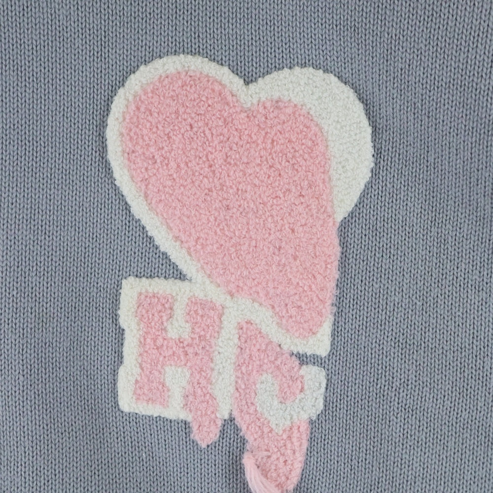 HARSH AND CRUEL(ハーシュアンドクルーエル) クルーネックニットセーター グレー