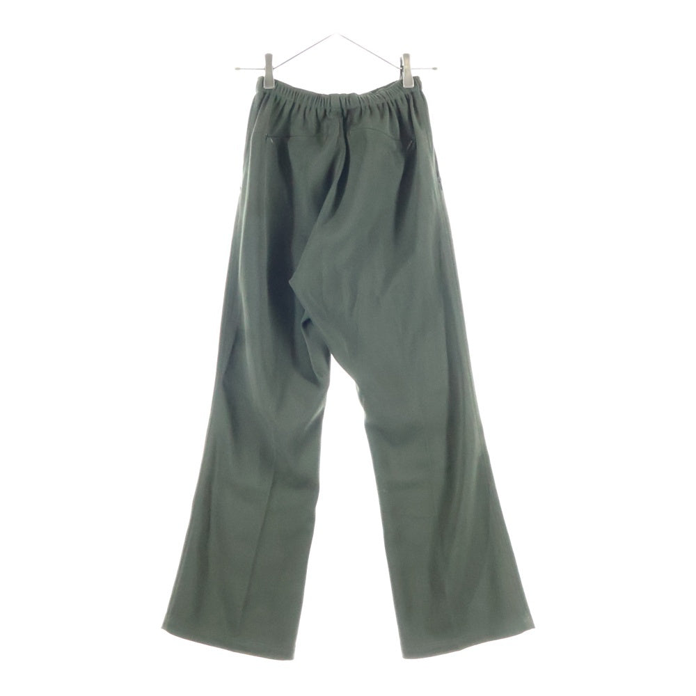 Needles(ニードルス) W.U. Boot-Cut Pant ロゴ刺繍 ブーツカットパンツ カーキ HM160