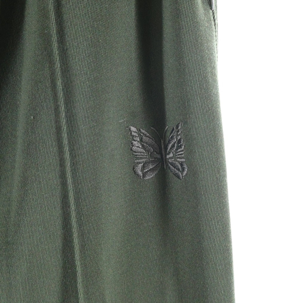 Needles(ニードルス) W.U. Boot-Cut Pant ロゴ刺繍 ブーツカットパンツ カーキ HM160