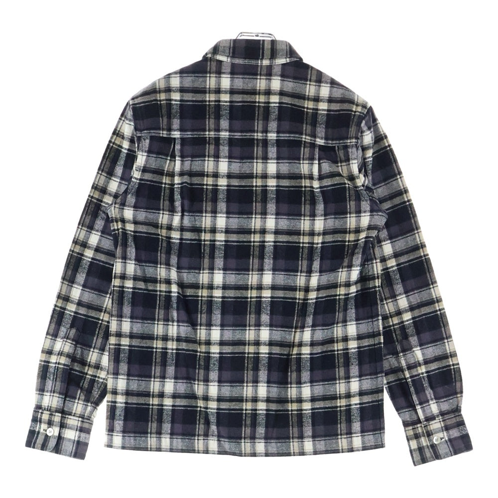 WTAPS(ダブルタップス) 14AW YOUTHFUL DAYZ VATOS L/S SHIRTS TEXTILE バトス チェック 長袖シャツ パープル 42GWDT-SHM05