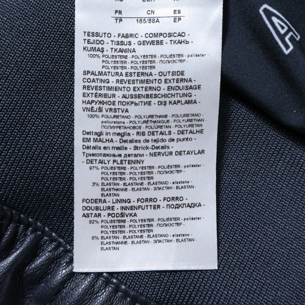 Armani Exchange(アルマーニ エクスチェンジ) ジップアップフーディー レザージャケット ネイビー 3GZB03 ZNAAZ