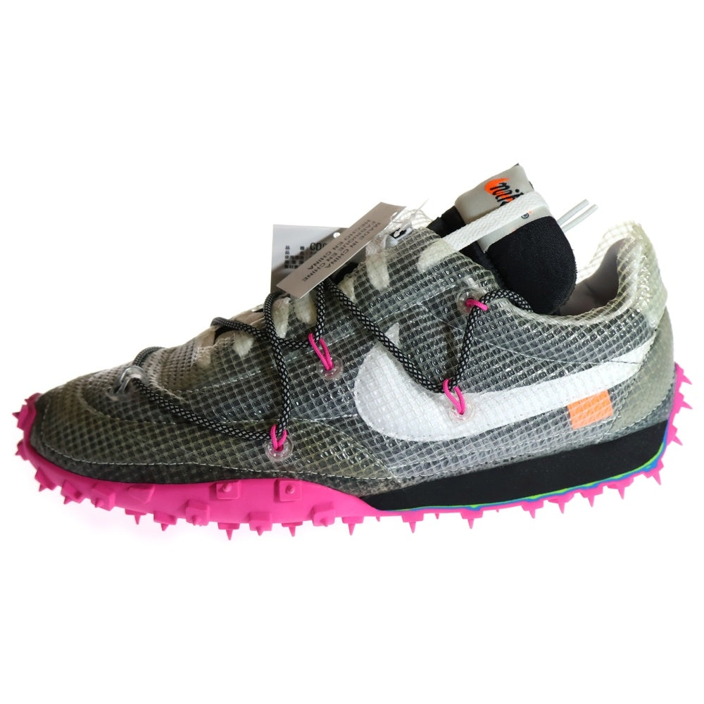 NIKE(ナイキ) ×OFF-WHITE WMNS WAFFLE RACER オフホワイト ウィメンズ ワッフルレーサー ローカットスニーカー マルチ US8.5/26.5cm CD8180-001