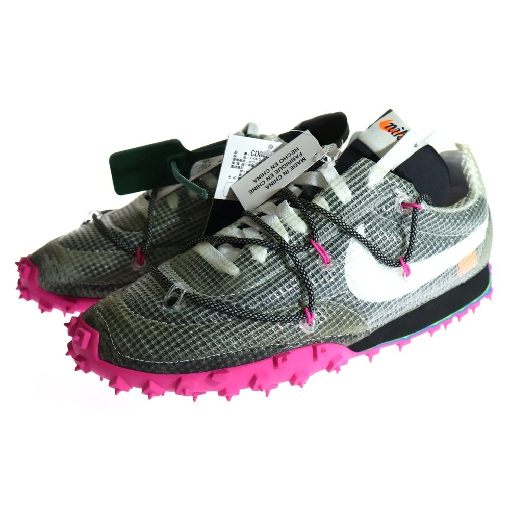 NIKE(ナイキ) ×OFF-WHITE WMNS WAFFLE RACER オフホワイト ウィメンズ ワッフルレーサー ローカットスニーカー マルチ US8.5/26.5cm CD8180-001