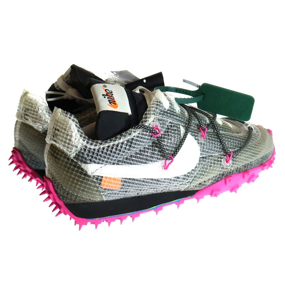 NIKE(ナイキ) ×OFF-WHITE WMNS WAFFLE RACER オフホワイト ウィメンズ ワッフルレーサー ローカットスニーカー マルチ US8.5/26.5cm CD8180-001