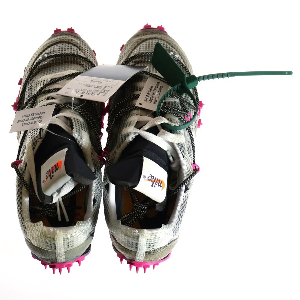 NIKE(ナイキ) ×OFF-WHITE WMNS WAFFLE RACER オフホワイト ウィメンズ ワッフルレーサー ローカットスニーカー マルチ US8.5/26.5cm CD8180-001