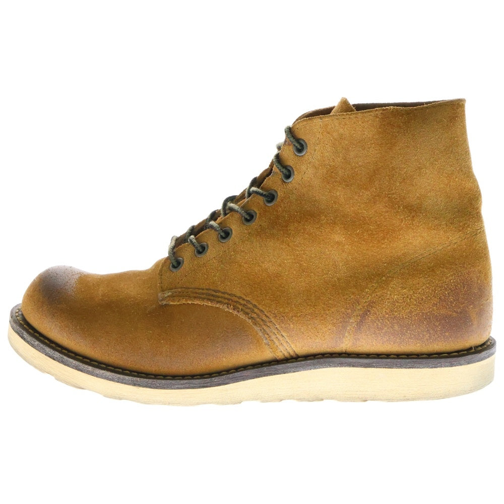 RED WING(レッド ウイング) Classic Work 6inch Round toe クラシックワーク6インチラウンドトゥ ホーソーンミュールスキナーラフアウト US9/27m ブラウン 8151