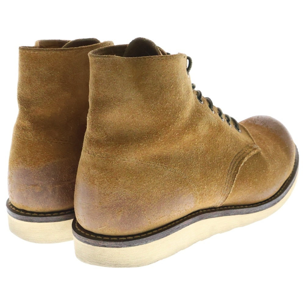 RED WING(レッド ウイング) Classic Work 6inch Round toe クラシックワーク6インチラウンドトゥ ホーソーンミュールスキナーラフアウト US9/27m ブラウン 8151