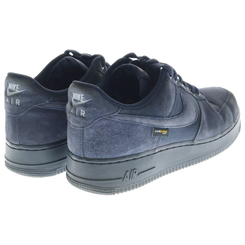 NIKE(ナイキ) AIR FORCE 1 LOW 07 Cordura Dark Obsidian ナイキ エアフォース1 ロー 07 コーデュラ ダークオブシディアン ローカットスニーカー US9.5/27.5cm HQ3822-400