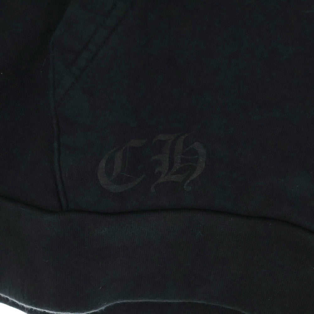 CHROME HEARTS(クロムハーツ) SWTSHRT HD PLVR 東京限定バックホースシュープリント プルオーバーパーカー ブラック