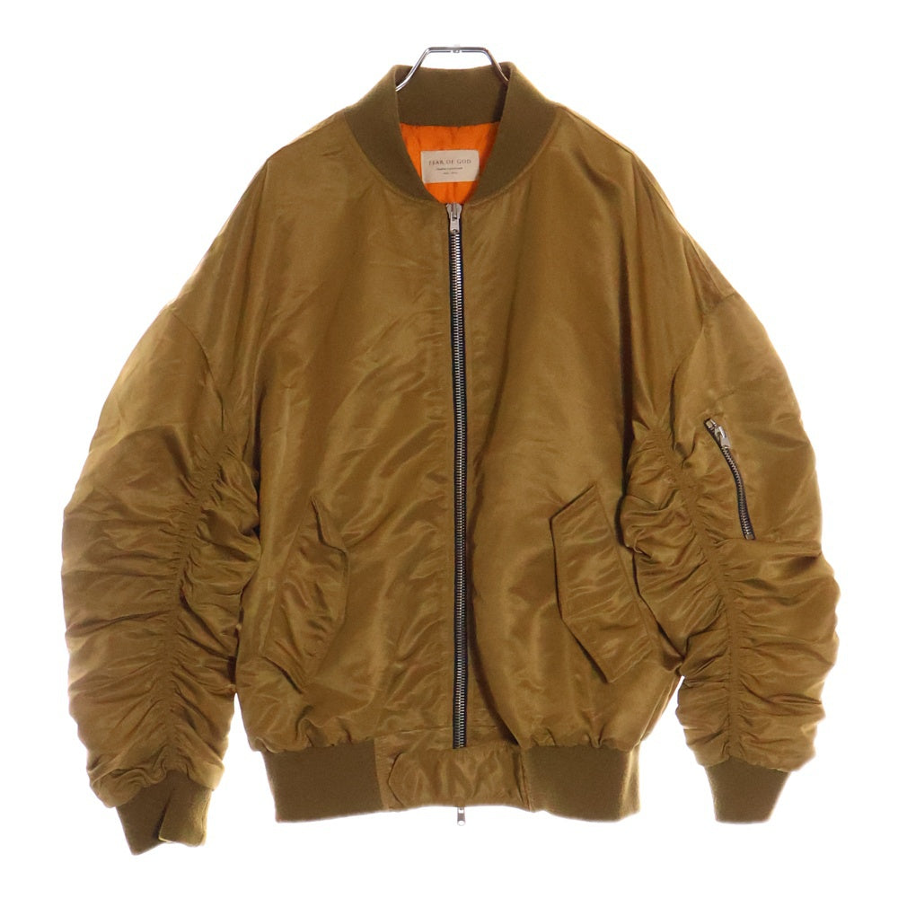 FEAR OF GOD(フィアオブゴッド) 4th Collection MA-1 Bomber Jacket ボンバージャケット ブラウン