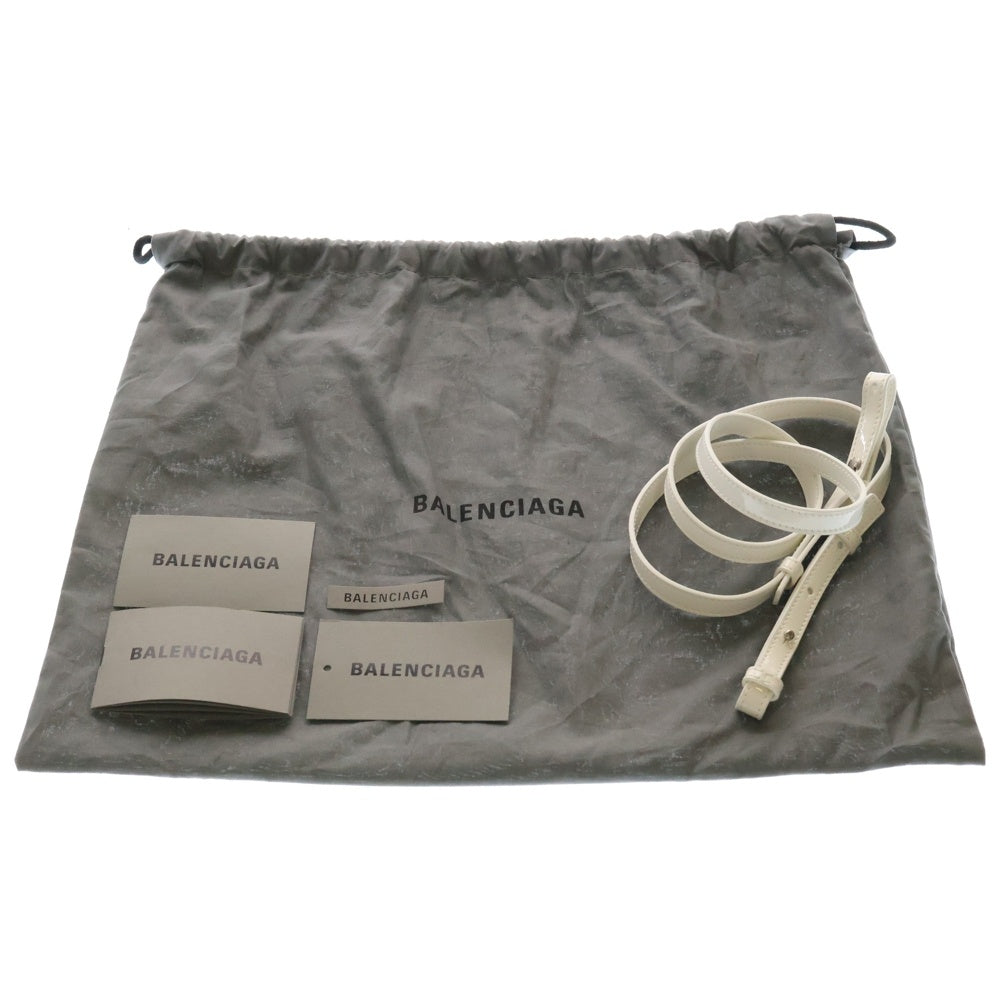 BALENCIAGA(バレンシアガ) BISTRO ビストロXXS ミニハンドバッグ ホワイト 678028