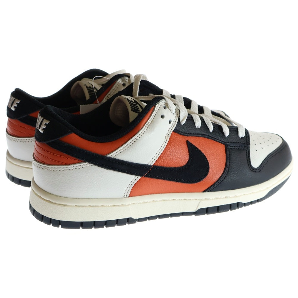 NIKE(ナイキ) DUNK LOW RETRO Black/Vintage Coral ダンク ロー レトロ ブラック/ヴィンテージコーラル ローカットスニーカー ホワイト/オレンジ US8.5/26.5cm HQ4988-030