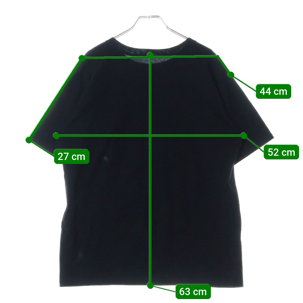CELINE(セリーヌ) LOOSE FIT TEE ロゴプリント ルーズフィット クルーネック 半袖Tシャツ カットソー ブラック 2X681671Q