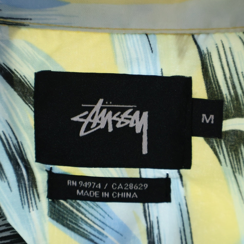 STUSSY(ステューシー) PALM TREE SHORT SLEEVE SHIRT パームツリー 総柄 半袖シャツ マルチ