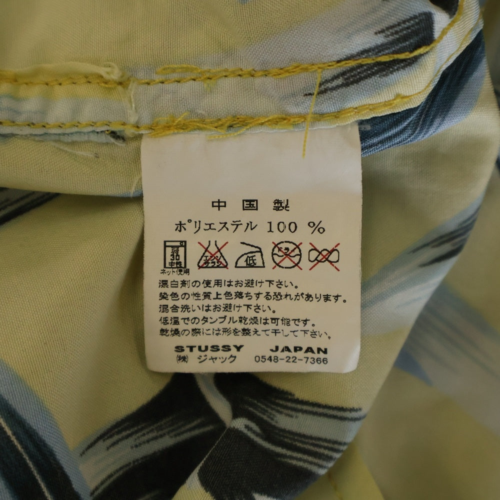 STUSSY(ステューシー) PALM TREE SHORT SLEEVE SHIRT パームツリー 総柄 半袖シャツ マルチ