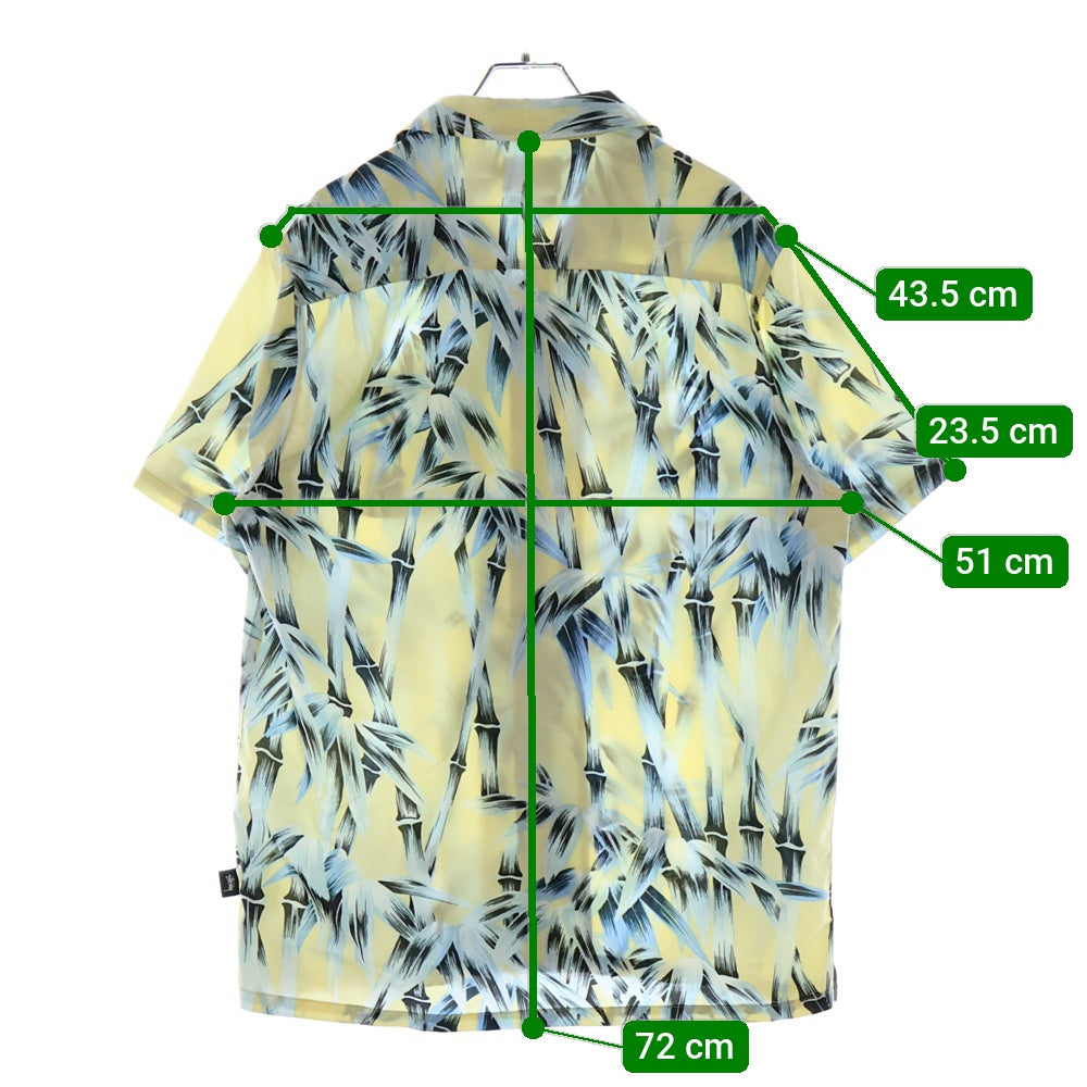 STUSSY(ステューシー) PALM TREE SHORT SLEEVE SHIRT パームツリー 総柄 半袖シャツ マルチ