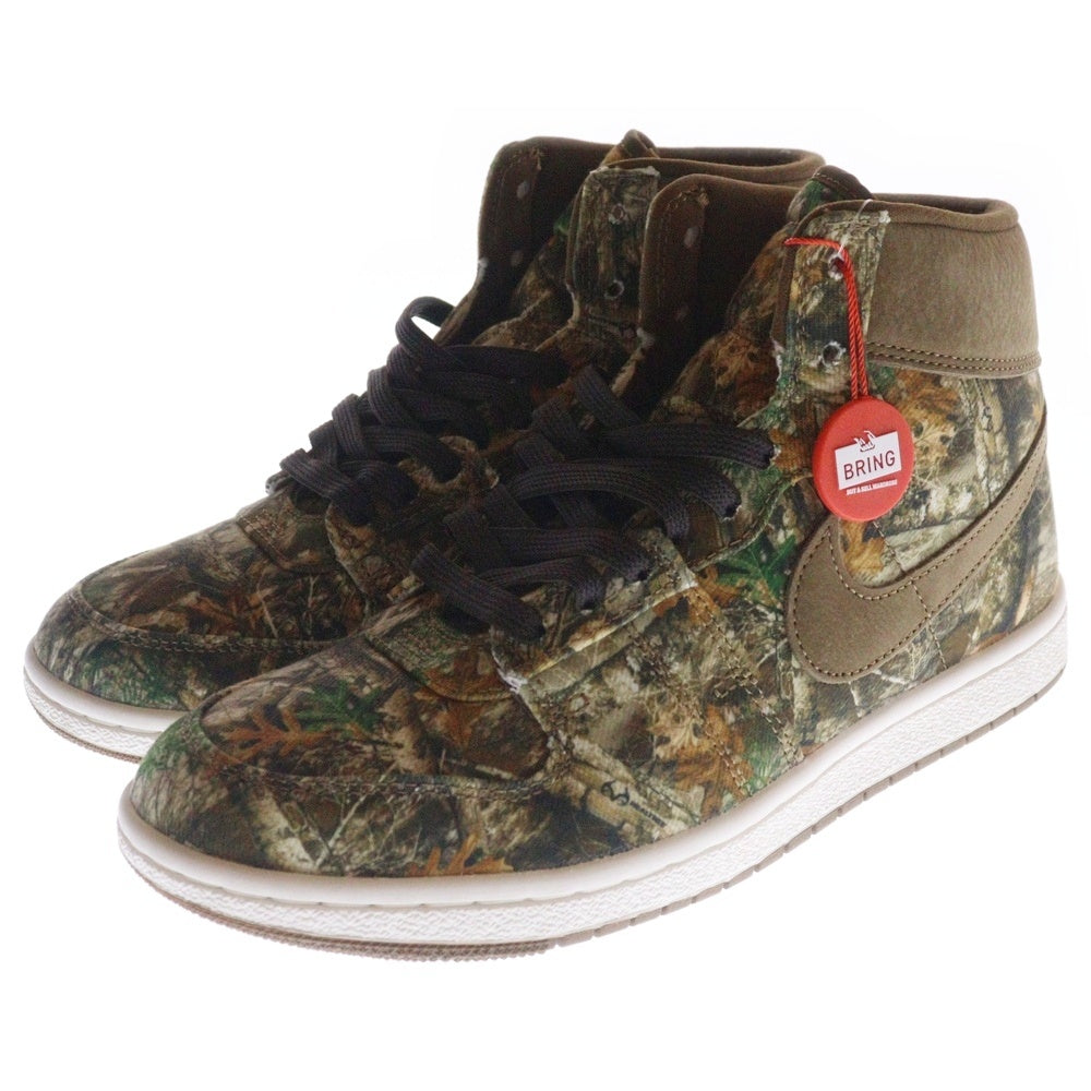 NIKE(ナイキ) Jordan Air Ship SP Realtree Camo ジョーダン エアシップ SP リアルツリーカモ ハイカットスニーカー ブラウン US8.5/26.5cm FD1324-900