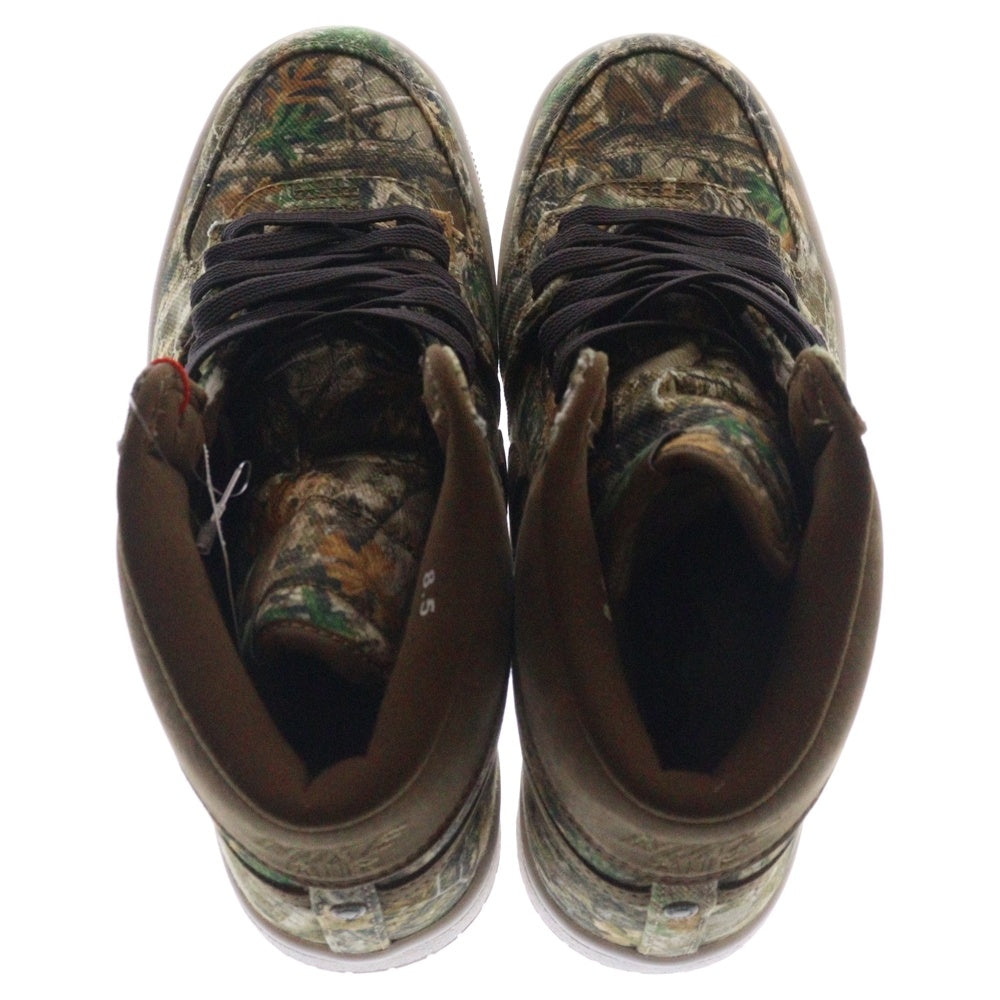 NIKE(ナイキ) Jordan Air Ship SP Realtree Camo ジョーダン エアシップ SP リアルツリーカモ ハイカットスニーカー ブラウン US8.5/26.5cm FD1324-900