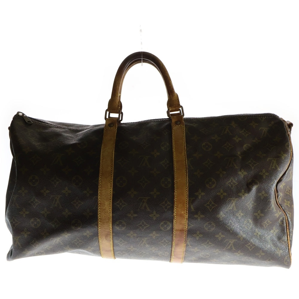 LOUIS VUITTON(ルイヴィトン) モノグラム キーポルバンドリエール55 ボストンバッグ ブラウン