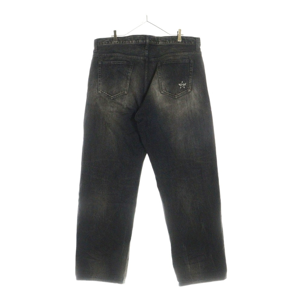SUPREME(シュプリーム) Distressed Loose Fit Selvedge Jean ディストレス ルース フィット セルビッジ ジーンズ ウォッシュド ブラック