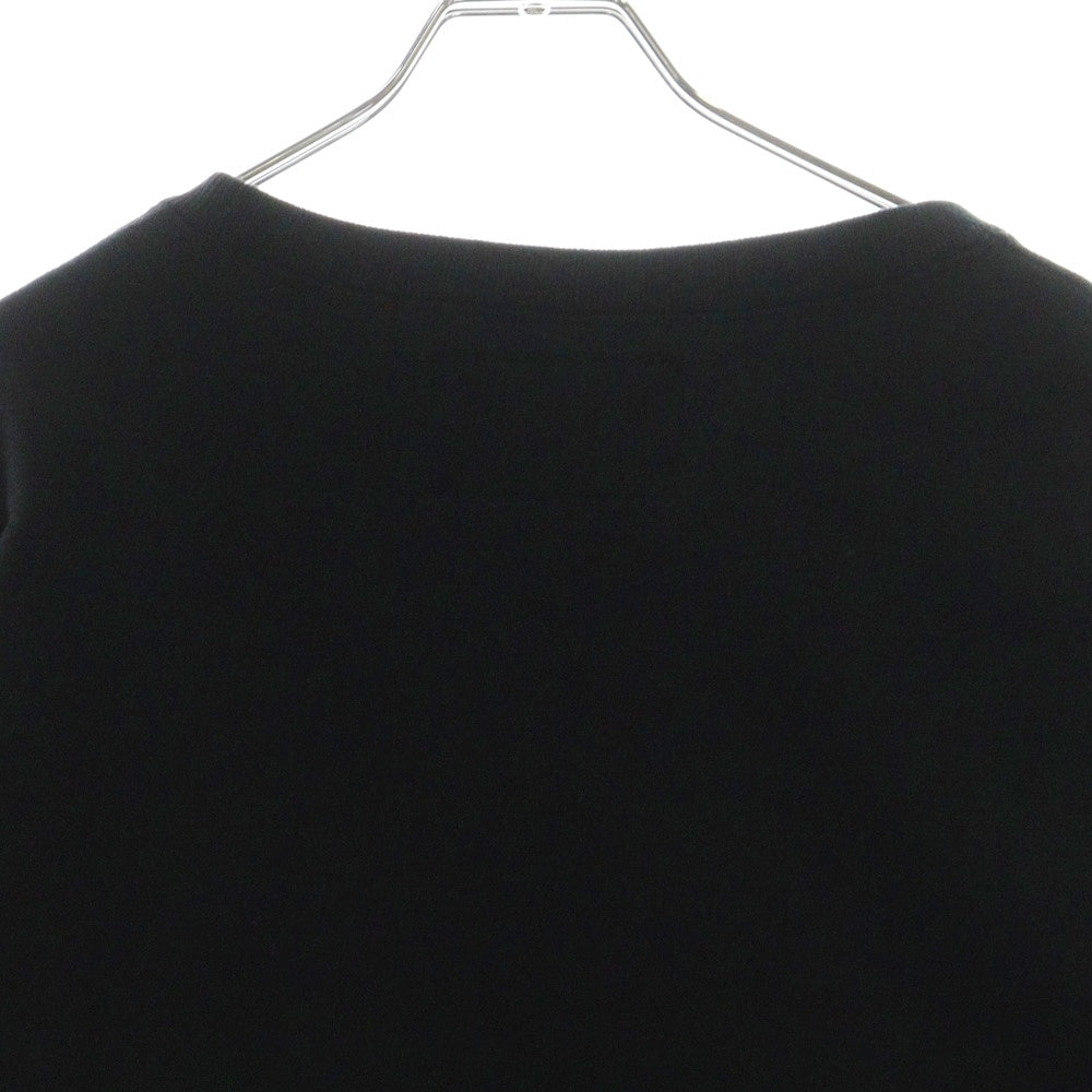 WACKO MARIA(ワコマリア) 23SS HEAVY WEIGHT CREW NECK SWEAT SHIRT フロントプリント クルーネック スウェットトレーナー ブラック