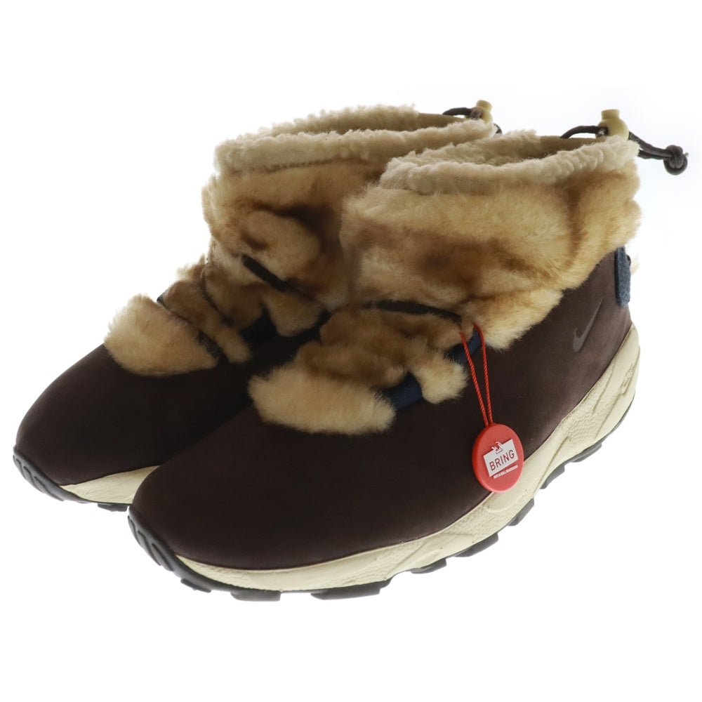 NIKE(ナイキ) 【観賞用 2009年製】AIR BAKED MID QS MATAGI エア ベイクド ミッド マタギ ファー ミッドカットスニーカー ブラウン US10/28cm 383213-221