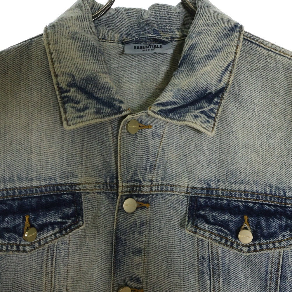 FEAR OF GOD ESSENTIALS(フィアオブゴッド エッセンシャルズ) Trucker Denim Jacket トラッカー デニム ジャケット 202BT202030F インディゴ