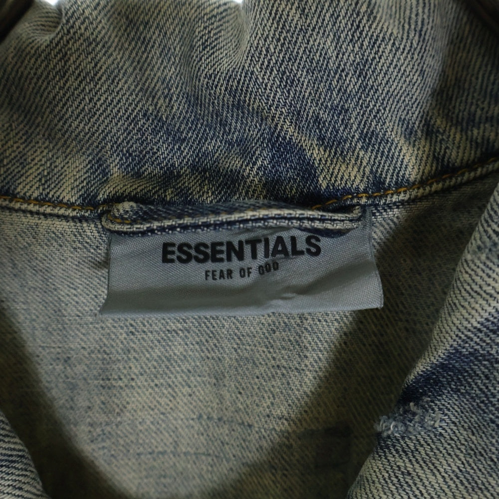 FEAR OF GOD ESSENTIALS(フィアオブゴッド エッセンシャルズ) Trucker Denim Jacket トラッカー デニム ジャケット 202BT202030F インディゴ